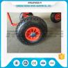 Buy cheap Natural Rubber Inflatable Trolley Wheels PP Rim 16mm Axle Hole Centered Hub 3.00-4 from wholesalers