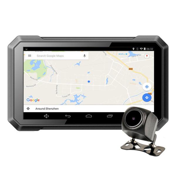 Buy cheap FCC 3.7V Motorcycle GPS Navigator sat nav 7in 4G With Rear Viewing Camera from wholesalers
