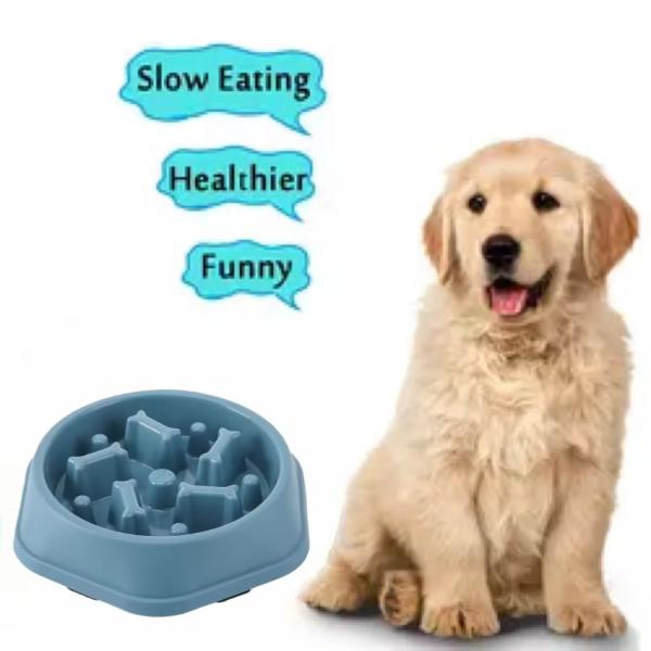Buy cheap Anti Slip Anti Choke Feeding Bowl Eco Friendly PP Plastic Dog Slow Feeder Bowl from wholesalers