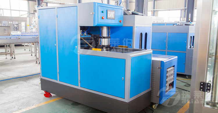 PLC Control Jar Blowing Machine 80 - 150 BPH Capacity 12 Months Warranty