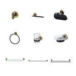 Space Saving Bathroom Hardware Set For Effortless Sundries Management