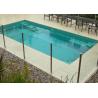 Buy cheap Mirror Balcony Stainless Steel Glass Balustrade , Residential Glass Railing Systems from wholesalers