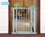 Green Kids Safety Door Gates Steel baby security gate for Stairs