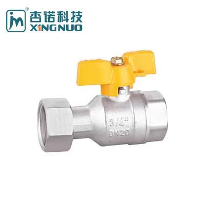 Buy cheap brass boby 1/2" 3/4 Inch Brass gas ball Valve BV1026-FF Nickel Plated Brass Union Ball Valve from wholesalers