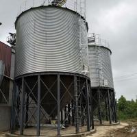 Buy cheap Galvanized Hopper Bottom Grain Bins Cone Farm Storage Large Capacity product