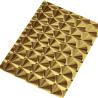 Buy cheap CD Hairline Titanium Gold 3D Laser SS 201 304 316 Decorative Stainless Steel Plate from wholesalers
