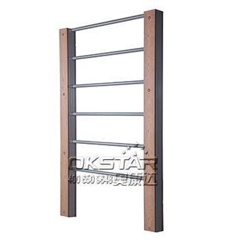 Buy cheap china outdoor park gym equipment WPC materials based street workout bars from wholesalers