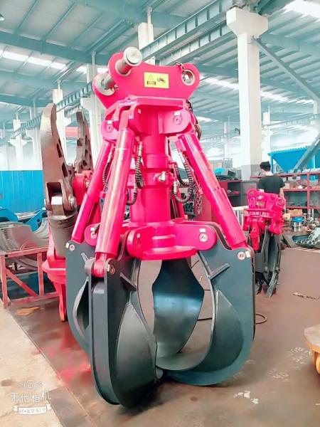 Buy cheap Standard Type Rotating Excavator Grapple Attachment Grab Material And Rock from wholesalers