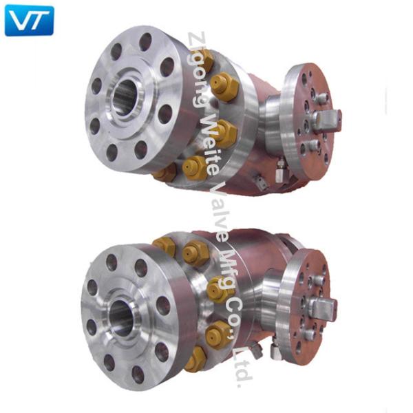 Buy cheap Stainless Steel F51 Ball Valve API 608 Light Weight Low Flow Resistance from wholesalers