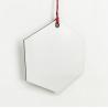 Buy cheap Hexagon Ornament MDF Board Dye Sublimation Blanks For Christmas Decoration from wholesalers