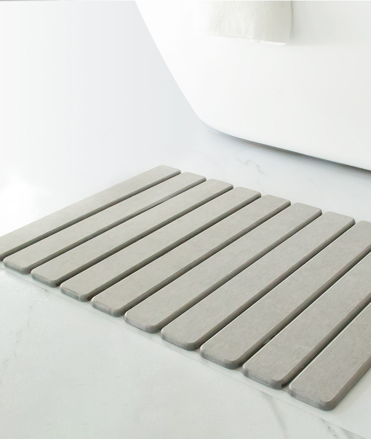 CLASSIC Design Style Diatomite Earth Bath Mat for Quick Drying Bathroom Shower Floor
