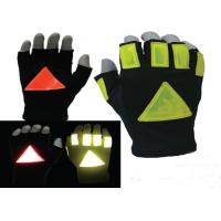 Buy cheap Breathable Traffic Safety Gloves S - XXL Size Nylon And Spandex Material product