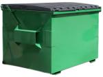 10 Yard Garbage Front Lift Bin Construction Skip Container Outdoor Metal Skip