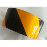 Buy cheap Waterproof Retro Dark And Yellow Reflective Tape Sheets For Warning Safety Signs product