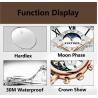 Buy cheap KINYUED leather tourbillion watch mechanical mens moon phase automatic mechanical watch from wholesalers