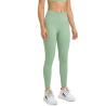 Buy cheap Breathable Side Pocket Yoga Pants Elastic Ladies Cross Waist Sports Tights from wholesalers
