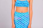 Bright Fabric Little Kid Mermaid Tails Mermaid Tails With Protectors / Monofin
