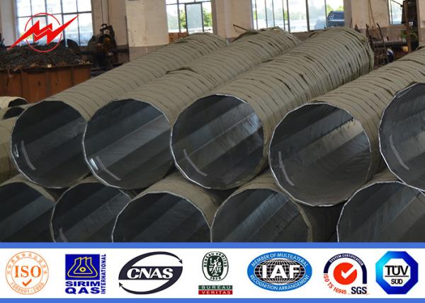 Buy cheap Polygon 12m ASTM A123 Galvanizing Steel Tubular Pole 69KV from wholesalers