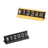 Buy cheap AaL-49-17 S Metal Base Gold Color Price Display Stands Small Price Holder Stand from wholesalers