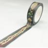 Buy cheap Coloured Floral Washi Paper Tape , Thin Patterned Craft Tape Rubber Adhesive from wholesalers