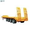 Buy cheap Weight 10000kg 4 Axles Max Payload 80 Ton Lowbed Heavy Duty Semi Trailer from wholesalers