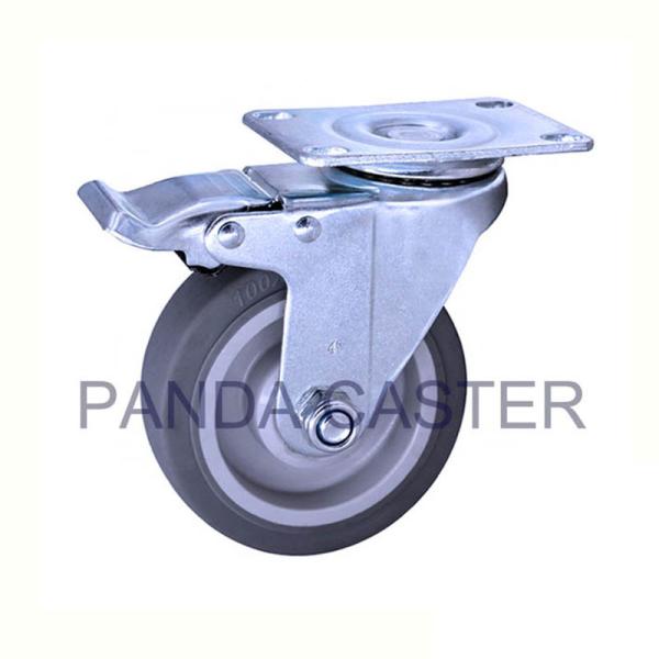 Buy cheap SGS Medium Duty Casters Thermoplastic 4 Inch Rubber Caster Wheels from wholesalers