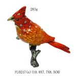 Wholesale Colorful Bird Design Metal China Jewelry Box For Gift