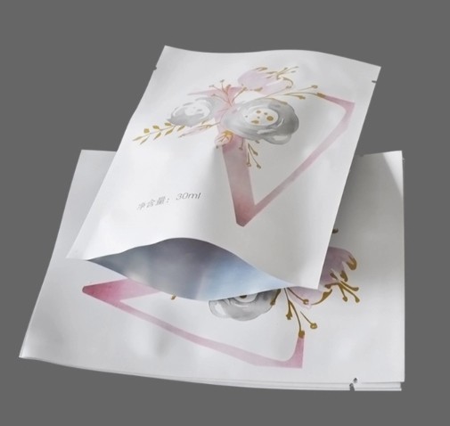 Custom Printed laminated plastic cosmetic sample sachet biodegradable facial mask bag