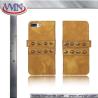 Buy cheap China Wholsale special Rivet leather shell for Apple iphone 7 plus wallet case cover from wholesalers
