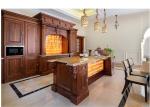 2.8m Solid Wood Kitchen Cabinets Island Bar
