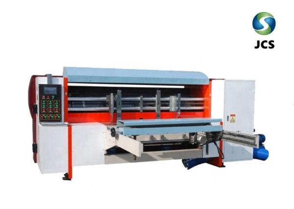 Buy cheap 120 Pcs / Min Corrugated Box Die Cutting Machine Lead Edge Feeding Type from wholesalers