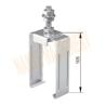 Buy cheap Steel Firm Fixed / Sliding Hanger Conductor Rail System For HFP56 Accessories With Light Weight from wholesalers