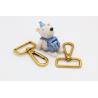 Buy cheap Professional custom zinc alloy 32.5 mm square shape metal big snap hook gold for handbags from wholesalers