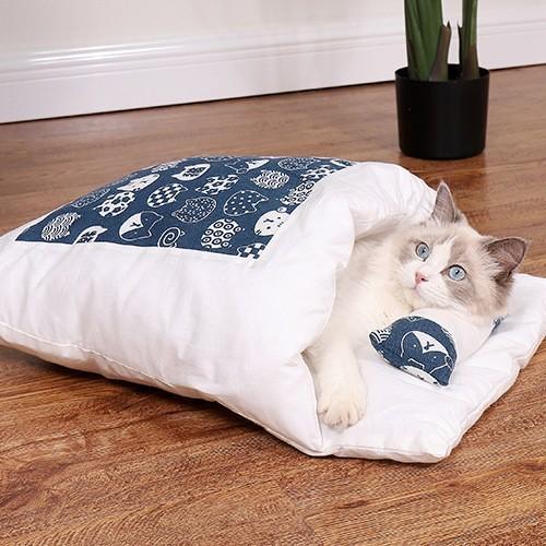 All Season Cat Nest Best Dog Sleeping Bag Detachable And Washable Cat Quilt Nest