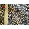 Buy cheap Leopard Printed 100% Polyester Velvet Fabric , Crushed Upholstery Velvet Fabric from wholesalers