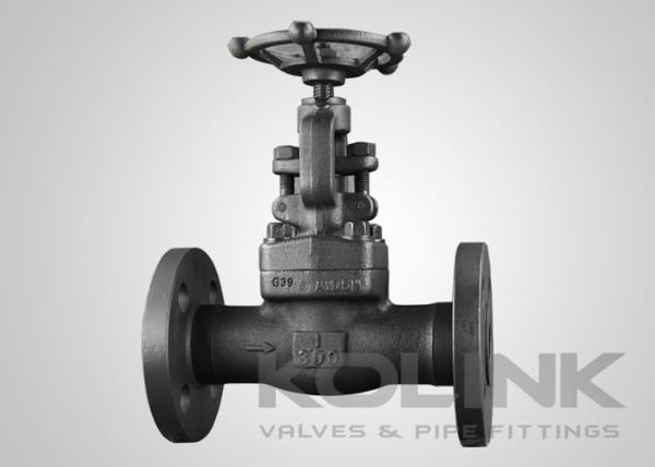Buy cheap Reliable Forged Steel Globe Valve Boleted Bonnet Flanged End Up To 2 Inch from wholesalers