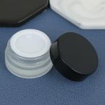 3g / 10g Frosted Cosmetic Cream Jar For Eye Cream Reusable High Strength