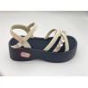 Buy cheap Women white bottomed sandals with rhinestone with pure color and genuine leather from wholesalers