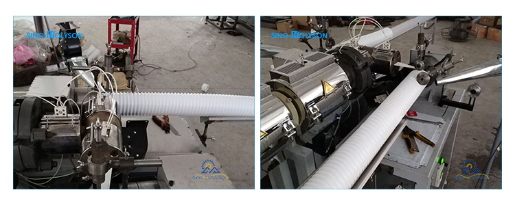 Post Tension Air Duct Corrugated Pipe Making Machine 380V 50HZ