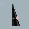 Buy cheap Custom Black Acrylic Cone Ring Holder Plexiglass Cone Holder for Jewelry Store from wholesalers