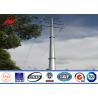 Buy cheap Polygon Galvanized Electricity Steel Utility Pole For 115kv Overhead Transmission Line Project from wholesalers