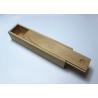 Buy cheap Custom Design Unfinished Wooden Wine Gift Box , Sliding Lid Single Wooden Wine Box from wholesalers