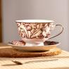 Buy cheap Spring Festival Ceramic Tea Cup And Saucer Set For Traditional Chinese Tea Ceremony from wholesalers