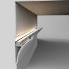 Buy cheap 44*108mm Big Size Plaster LED Profile Anodized Drywall Gypsum Wide LED Channel from wholesalers
