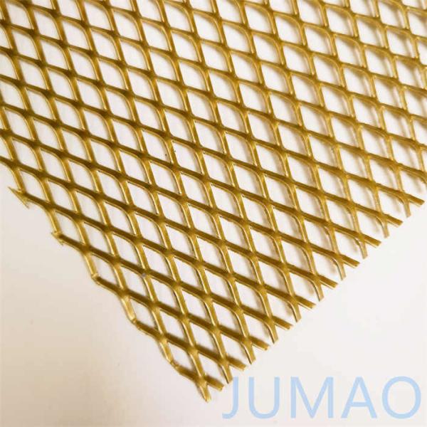 Buy cheap Fluorocarbon Coating Architectural Expanded Metal Extruded Metal Mesh from wholesalers