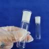 Buy cheap Clear Quartz Glass Tube Heat Resistant Screw Thread Cap Laboratory Optical Lighting from wholesalers