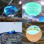 High Fresh Frequency Led Ball Outdoor / Indoor Stage Background Led Screen