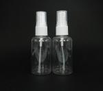 Durable Classic Round PET Plastic Spray Bottle For Daily Use