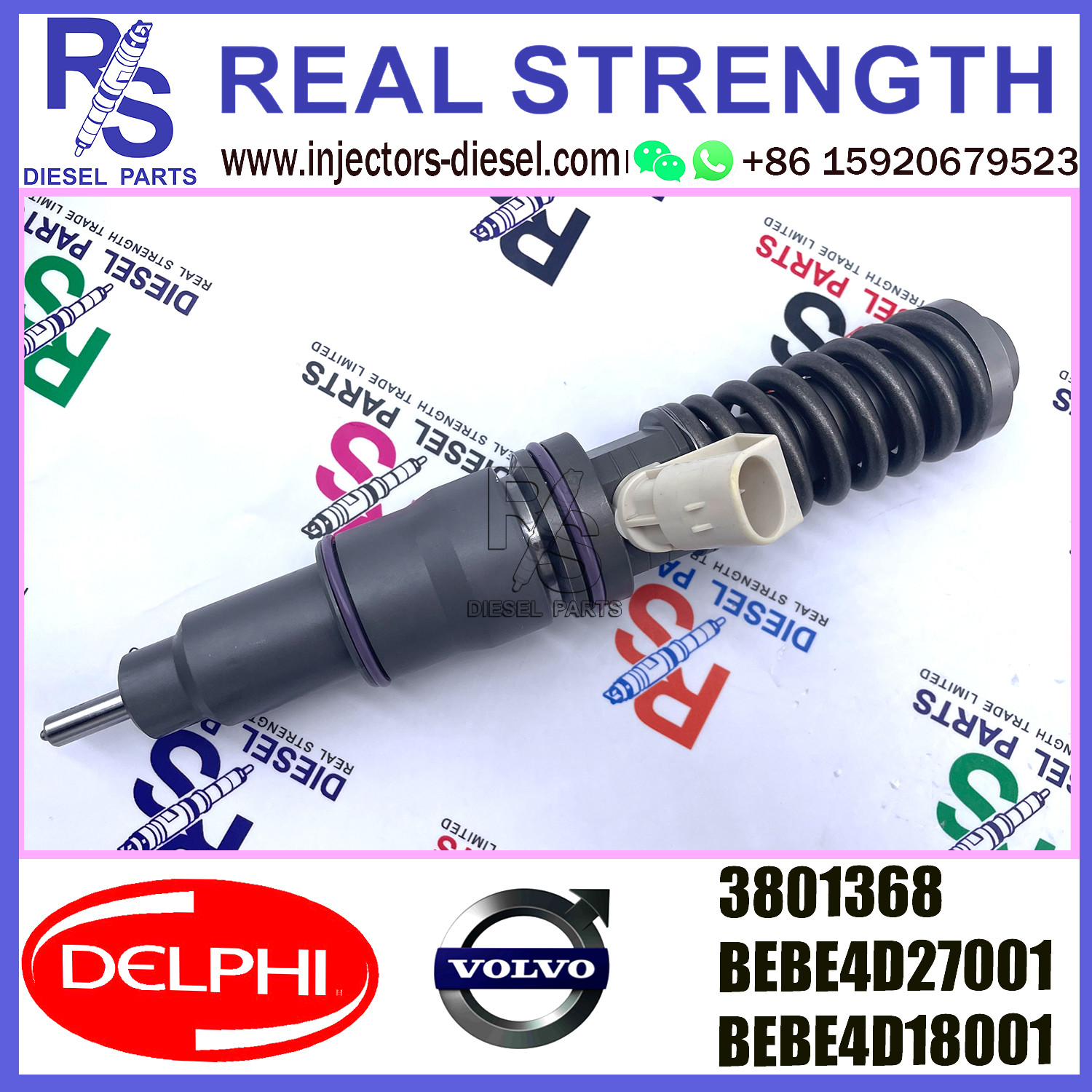 BEBE4D27001 DELPHI Fuel Injector BEBE4D18001 3801368 For V-O-L-V PENTA MD13