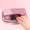 Buy cheap Compact Girls Glitter PU Leather Zipper Makeup Bag from wholesalers